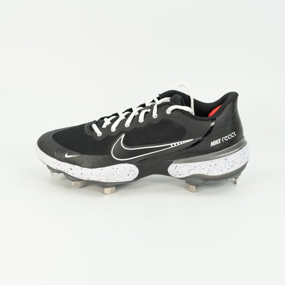 Nike Alpha Huarache Elite 3 Low 'Black White' CK0746-010 Baseball Cleats - Picture 5 of 8